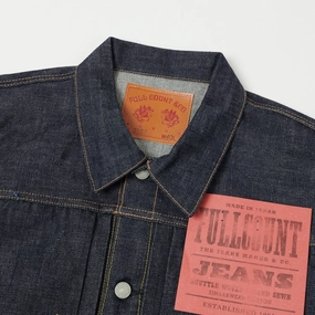 Full Count 2107 13.75oz Type I Denim Jacket - Raw