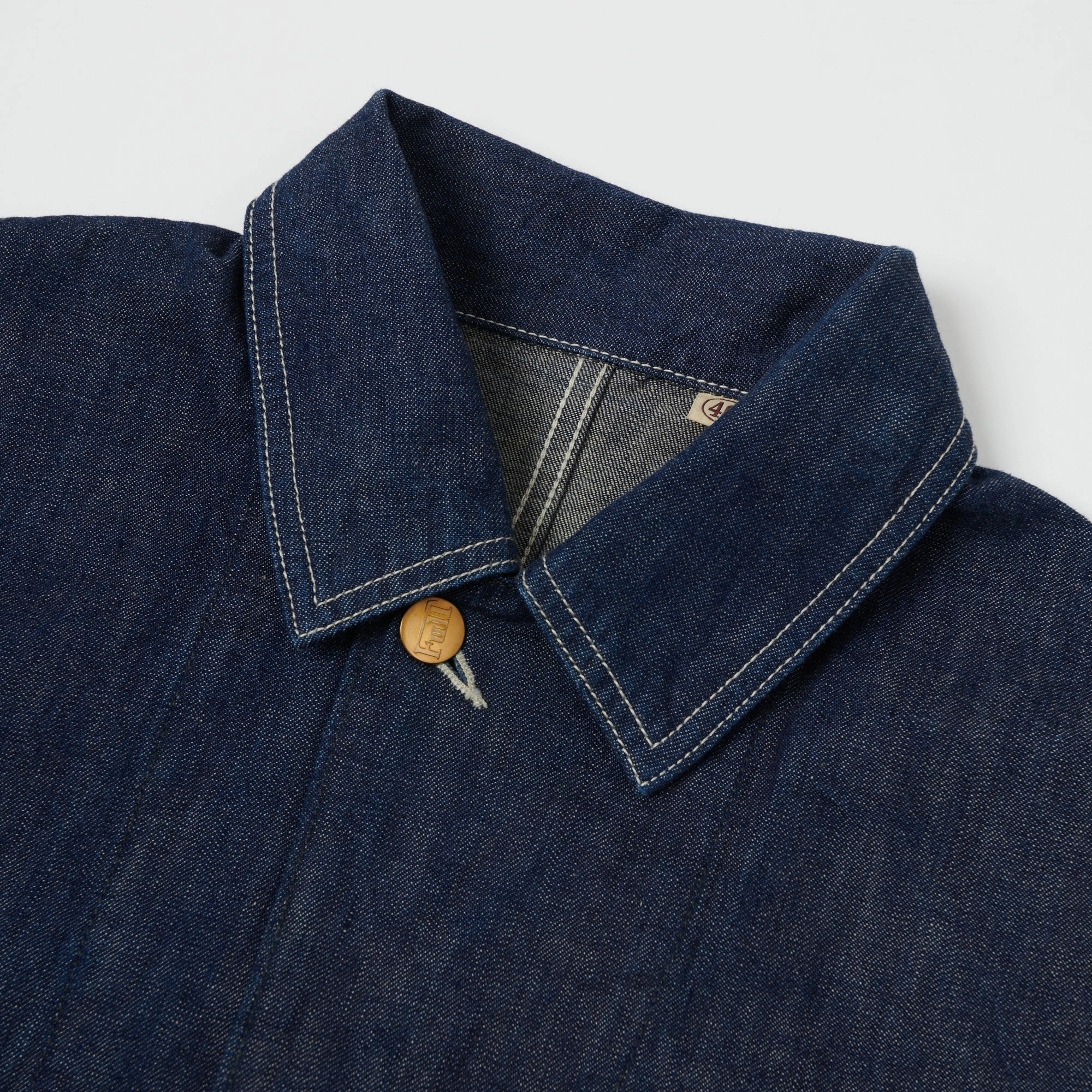 Full Count 2875 Denim Coverall Jacket - One Wash