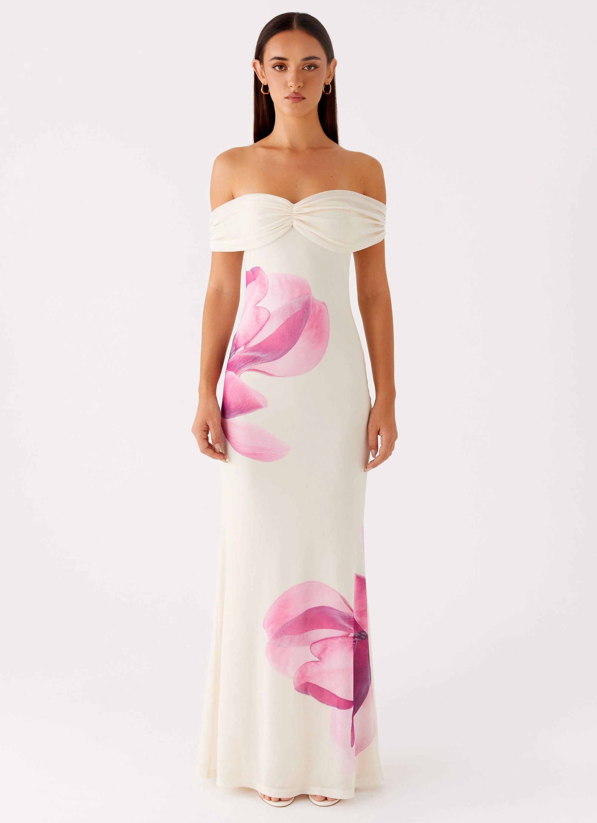 Madeira Maxi Dress - Ivory Pure Elegance packable