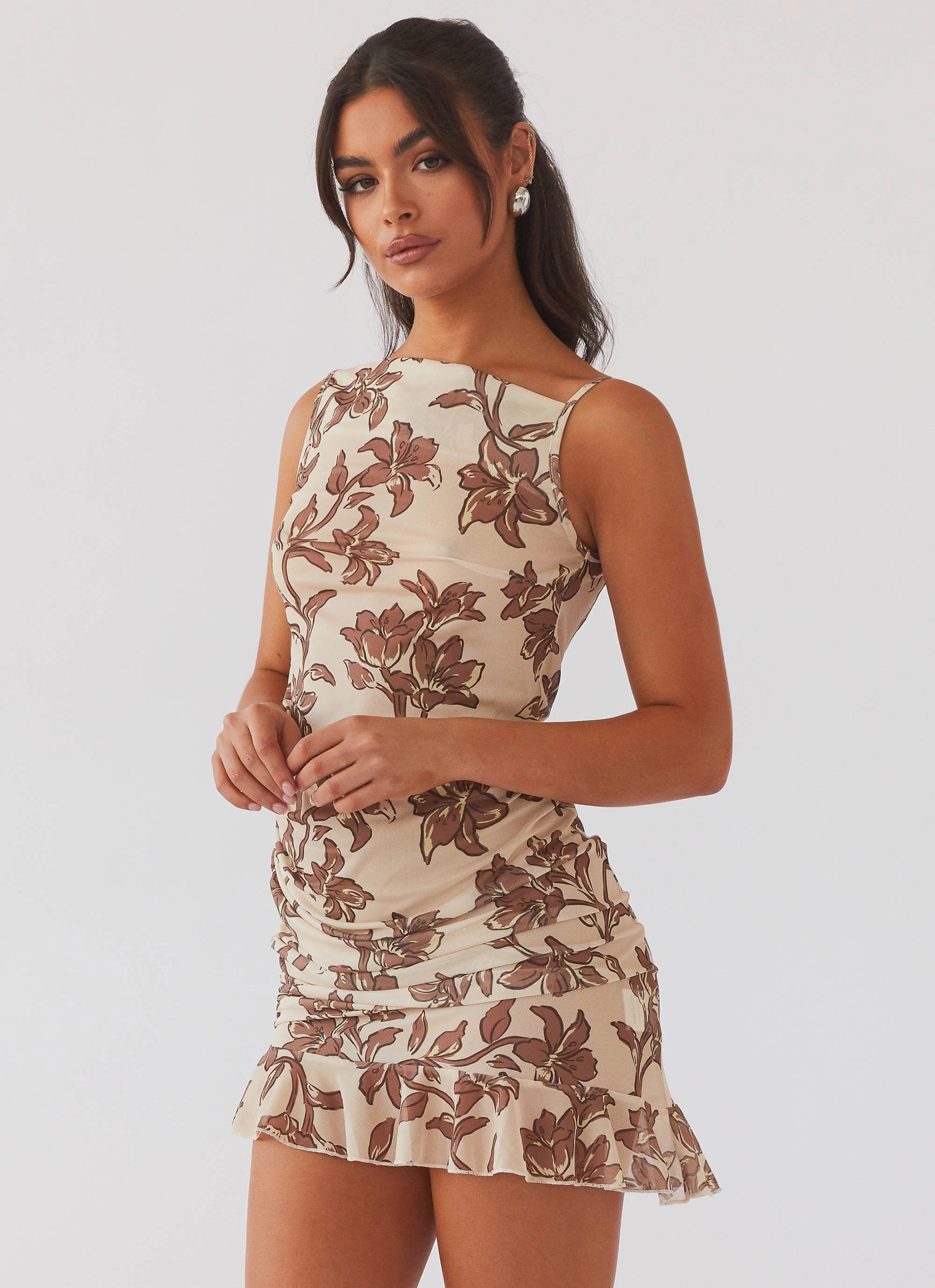 Pass The Prosecco Mini Dress - Hazel Bloom Travel Edge