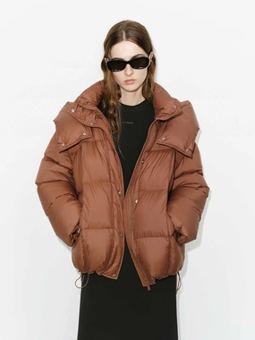 Funnel Neck Puffer Jacket Funnel Neck Puffer Jacket