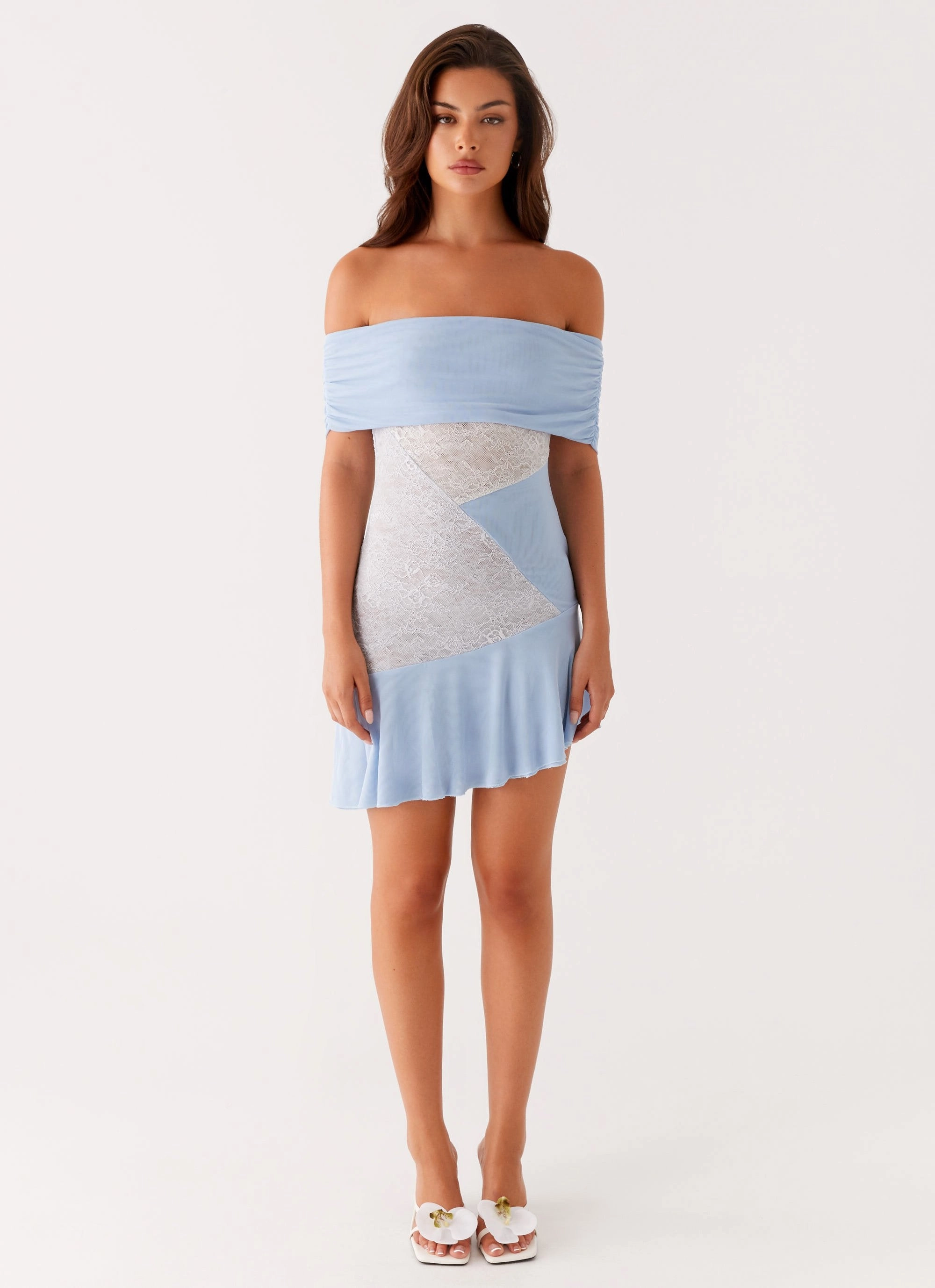 Color Soft Influencer-Approved Ocean Road Mini Dress - Blue