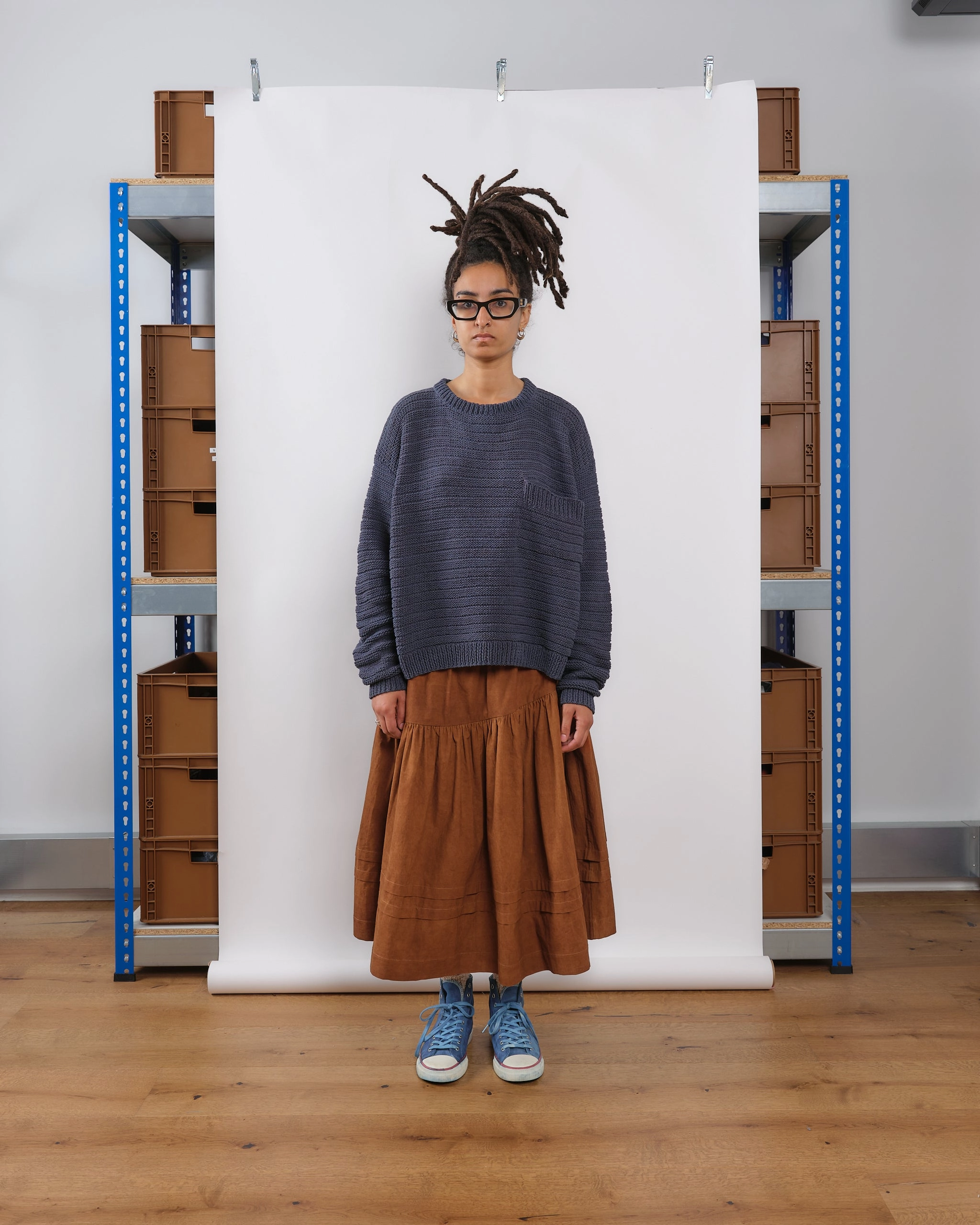 High Neck Design ReinforcedShoulderConstruction Furrow Jumper - R.T.S. CO-200A