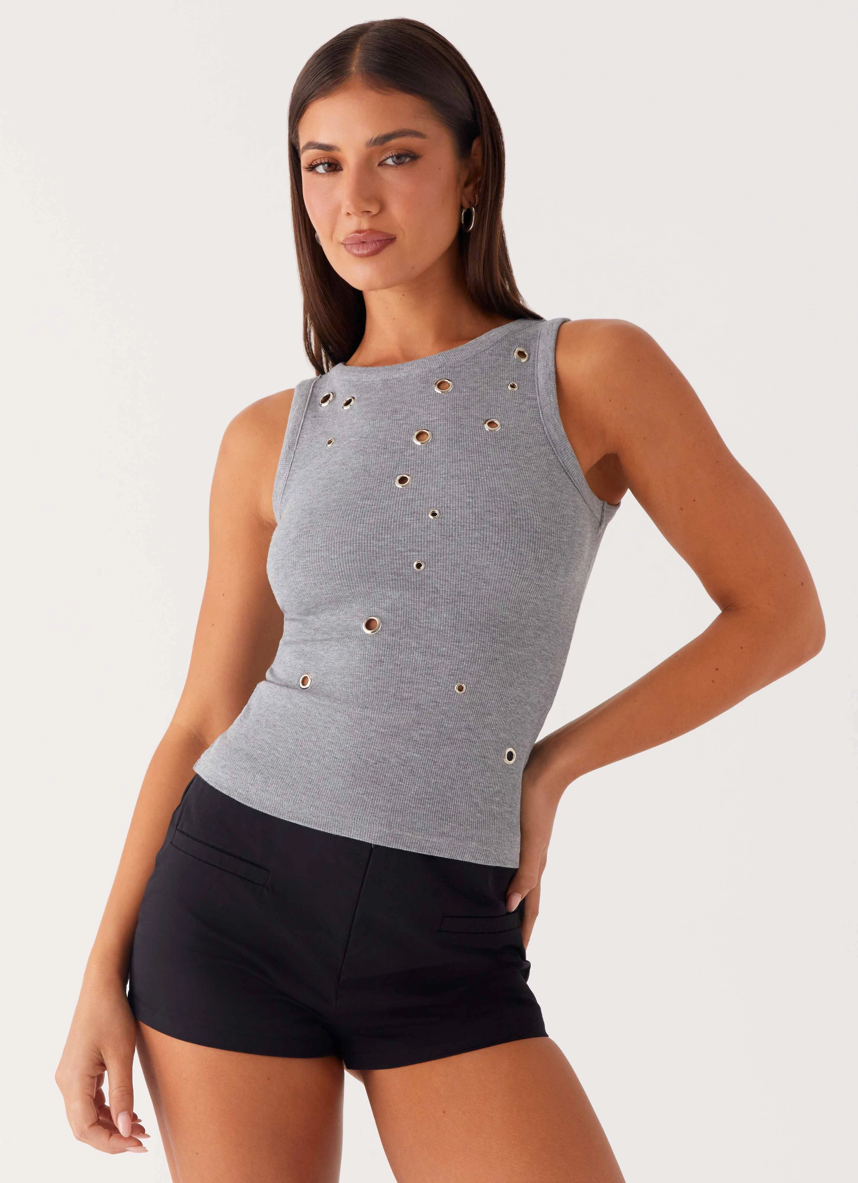 AllDayComfort SunProtective Oblivion Tank Top - Grey