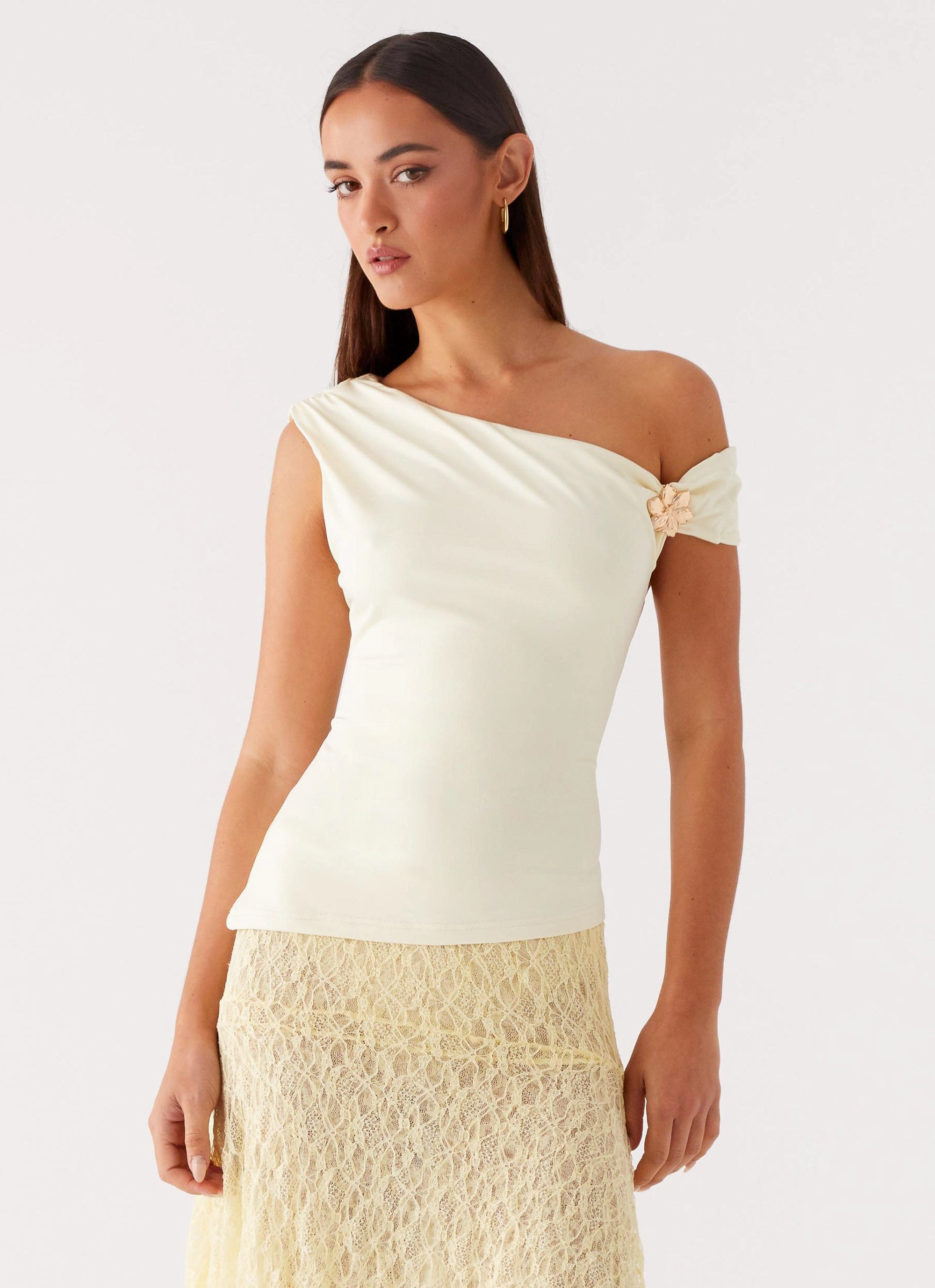 Catch Flights Top - Yellow PuckerFree Surface High Density Weave