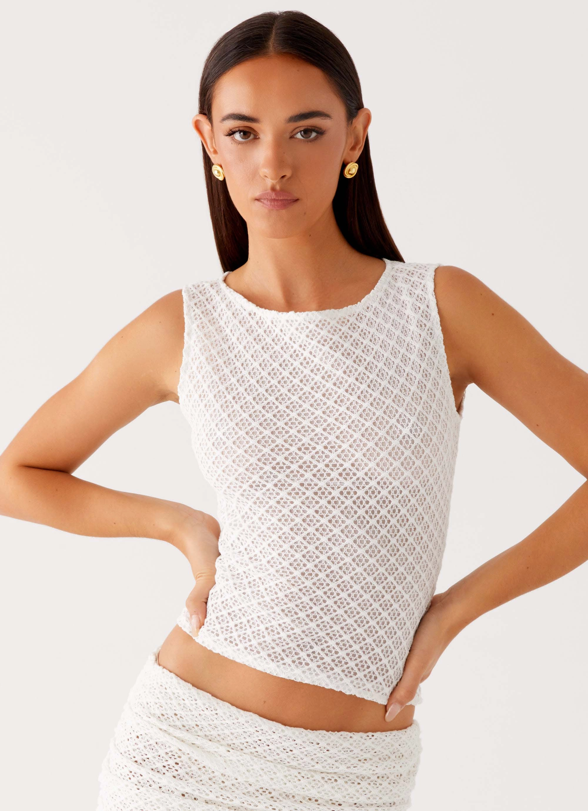 Genesis Top - White Comfy Layer