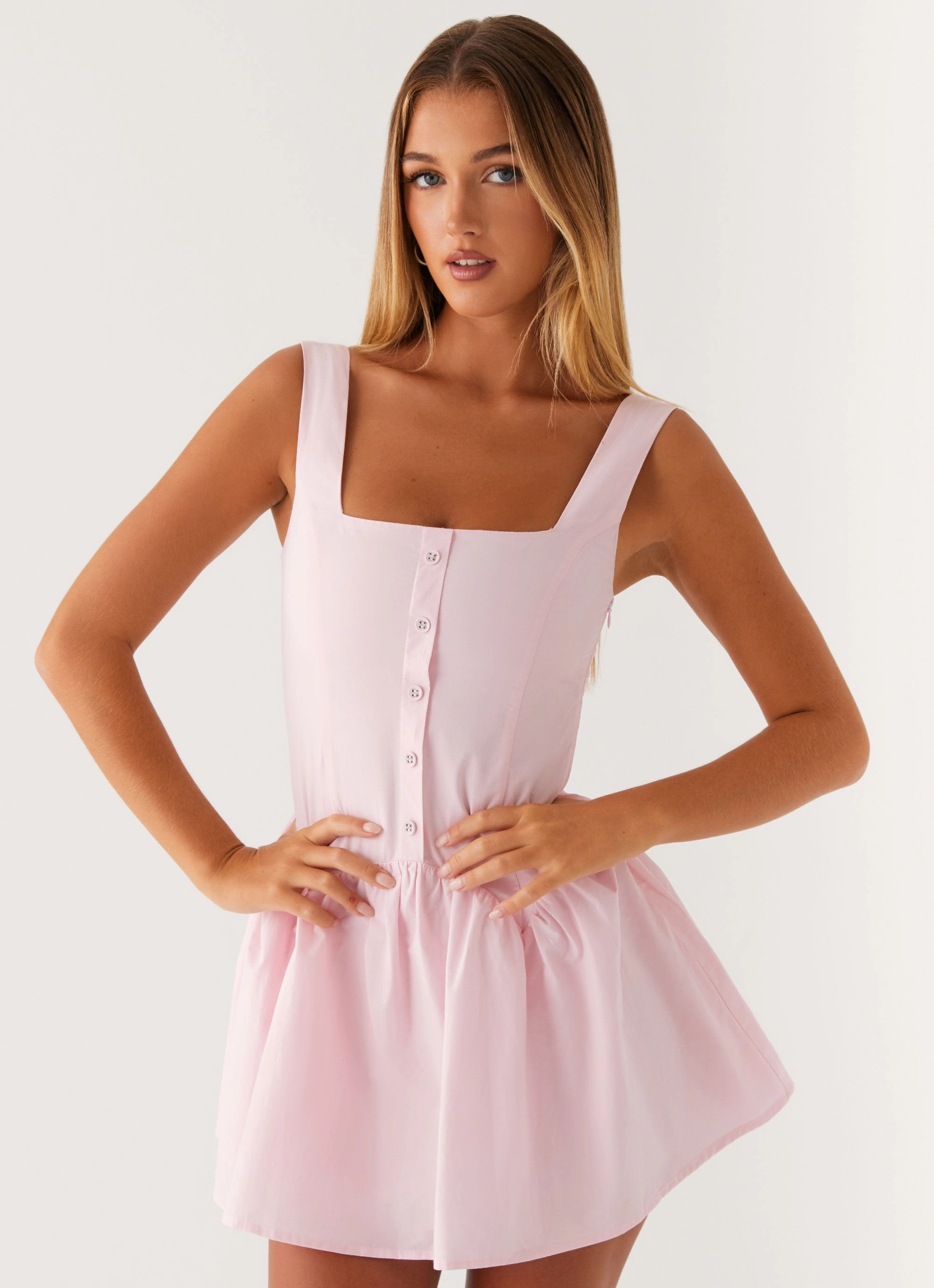 Cozy Balance Genie Mini Dress - Pink