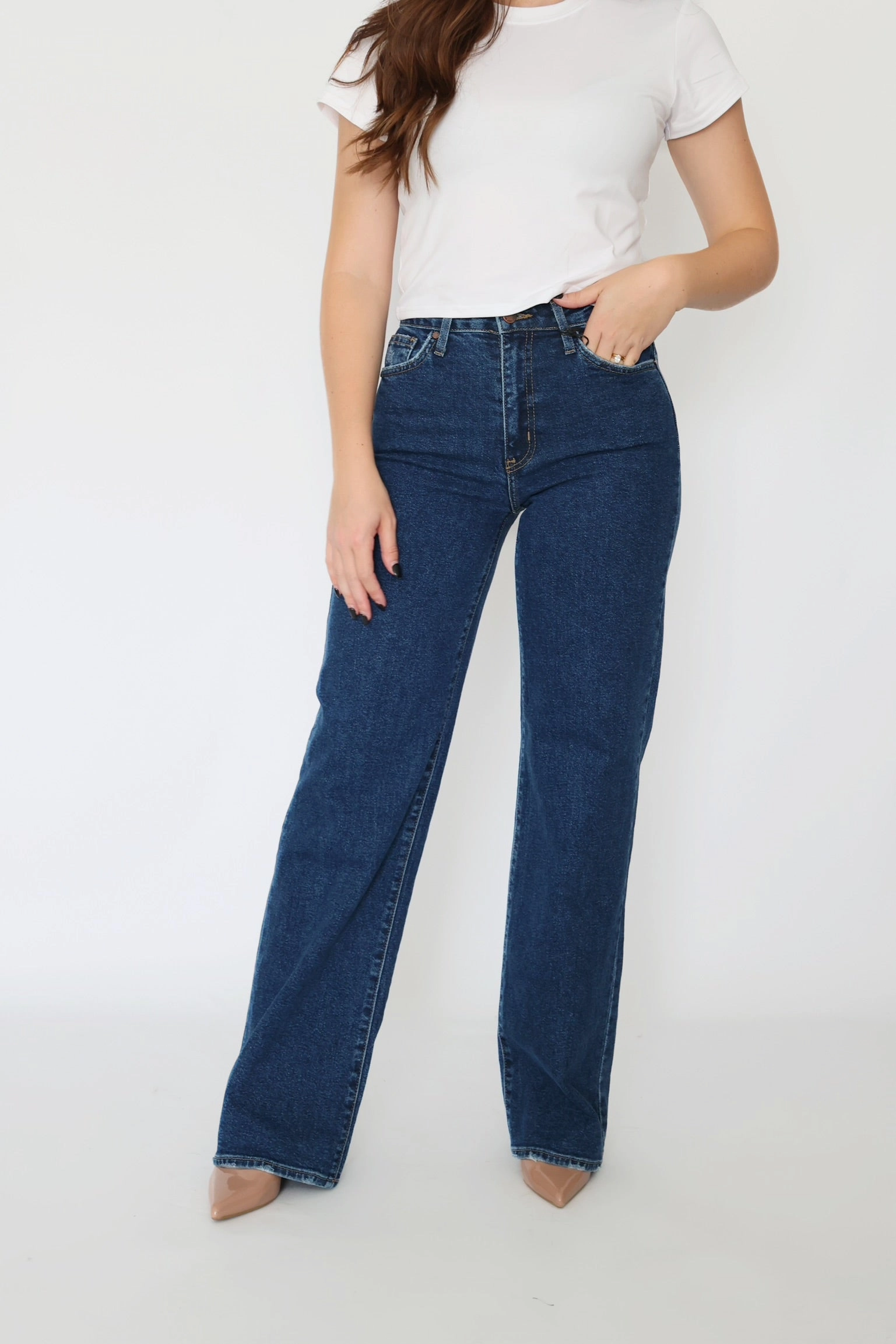 ContouredPanels Georgia Relaxed Leg Denim