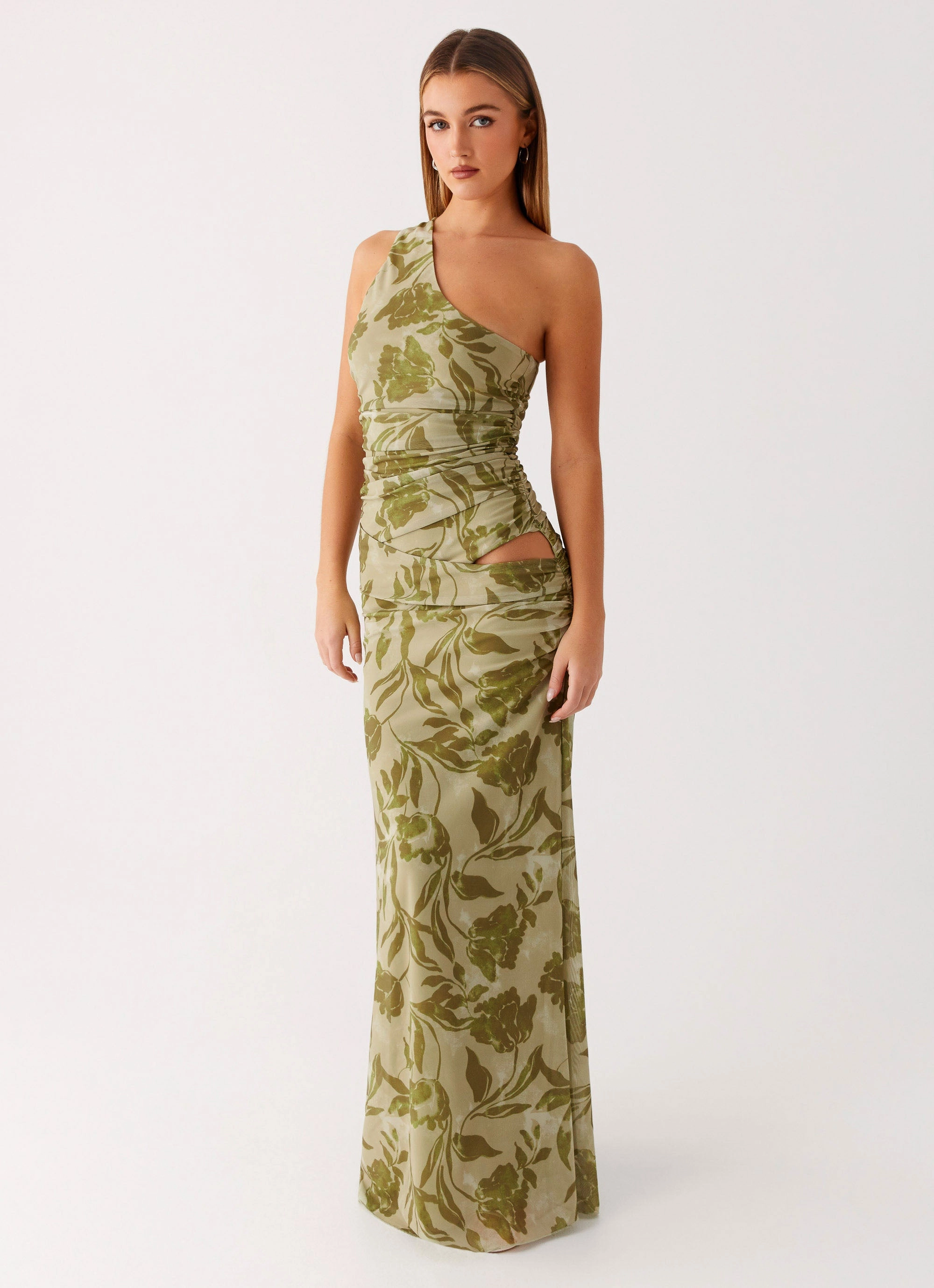 Air Beauty Relax Layers Georgiana Maxi Dress - Jade Fern