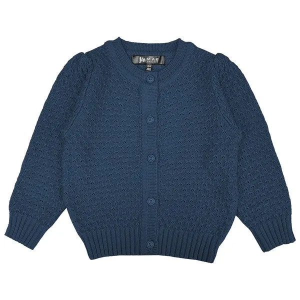 Girl's Cute Pattern Cropped Daily Cardigan Sweater