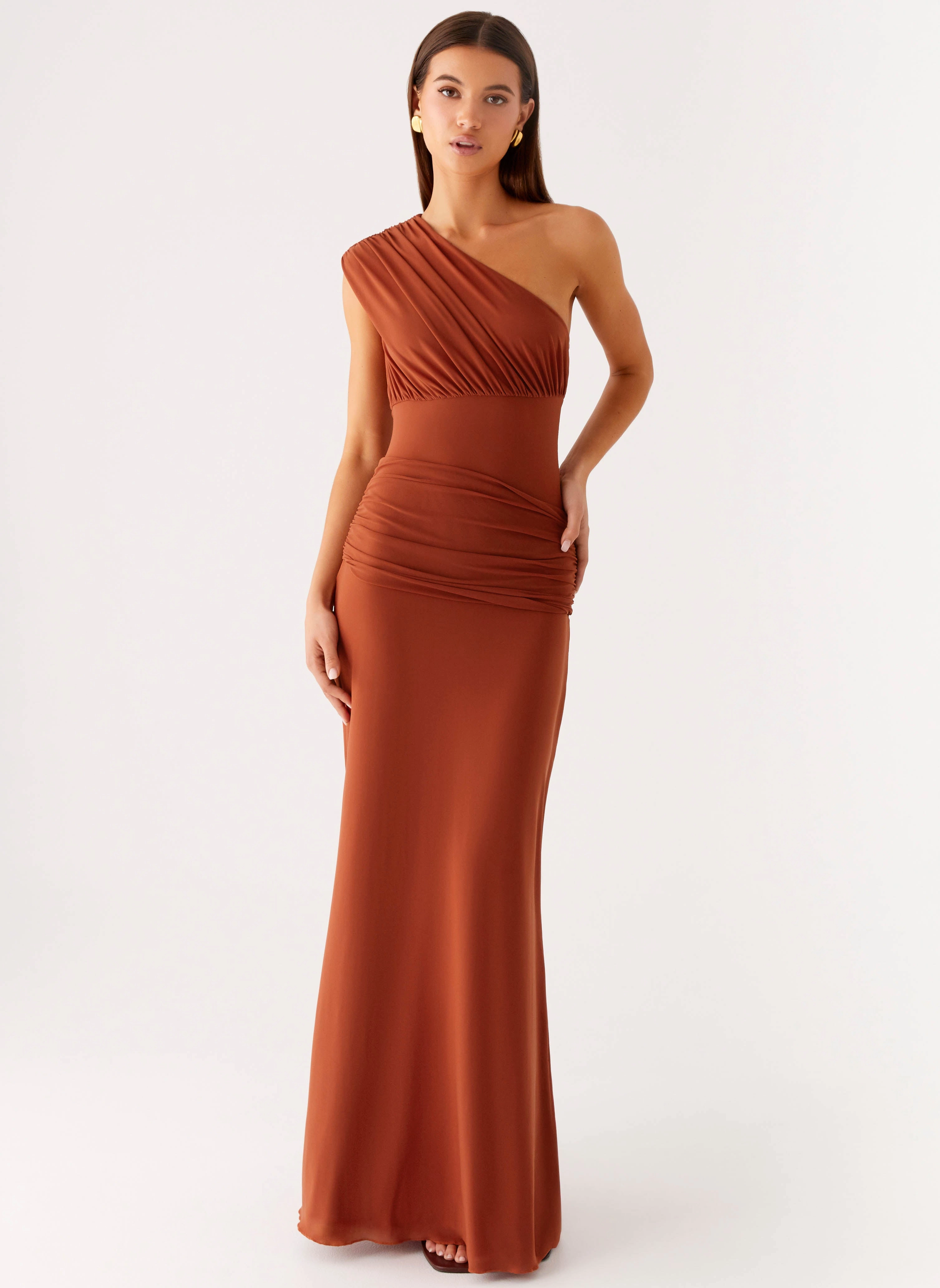Glimmer Maxi Dress - Rust Timeless Look Wear