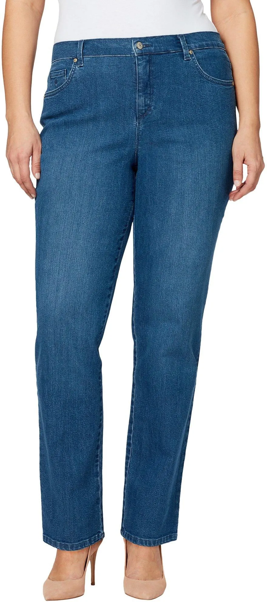 Gloria Vanderbilt Plus Size Amanda Straight Leg Jean