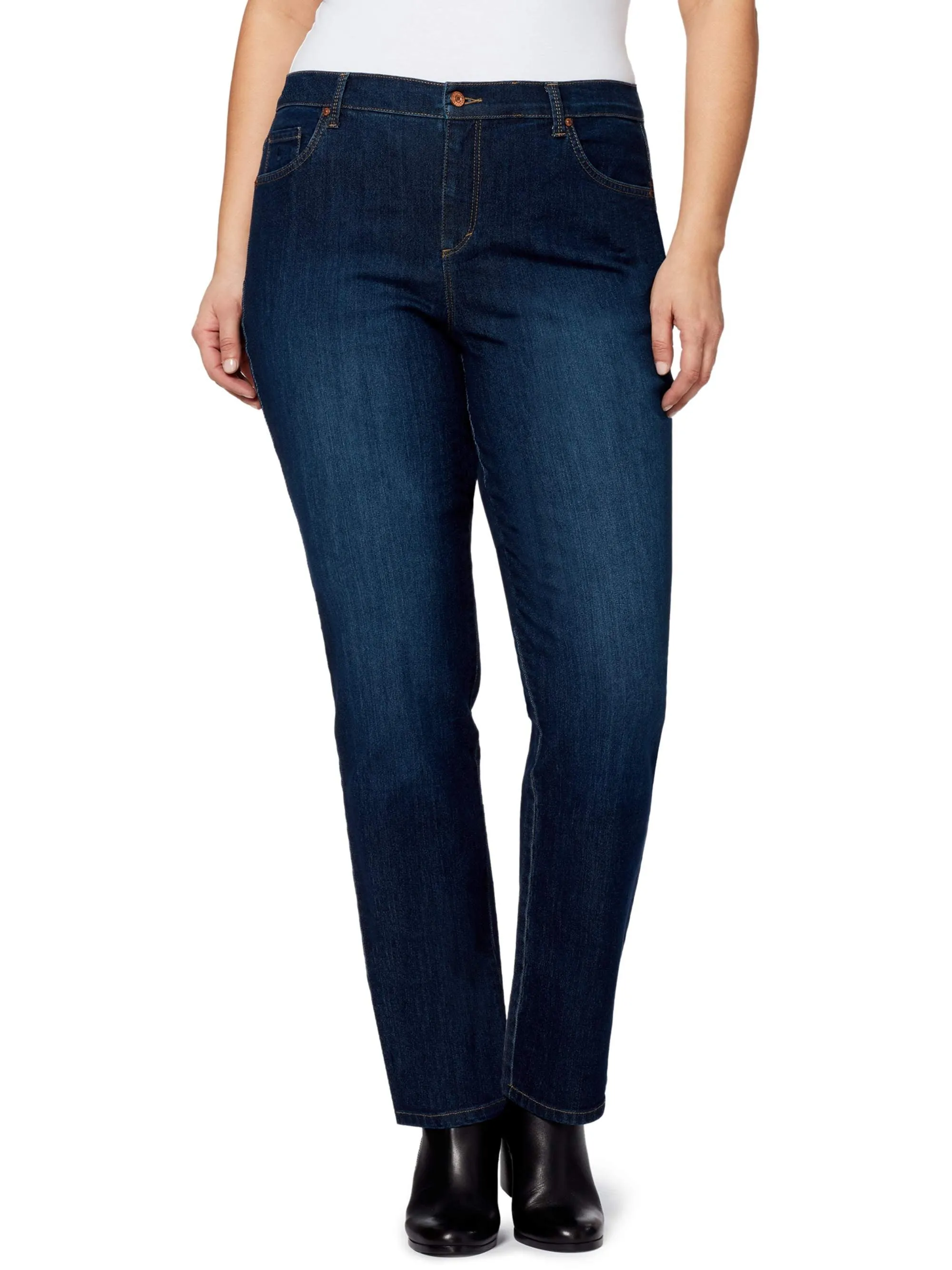 Gloria Vanderbilt Plus Size Amanda Straight Leg Jean