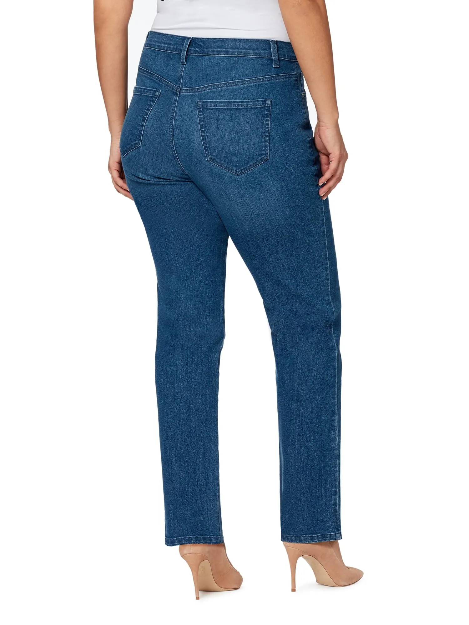 Gloria Vanderbilt Plus Size Amanda Straight Leg Jean