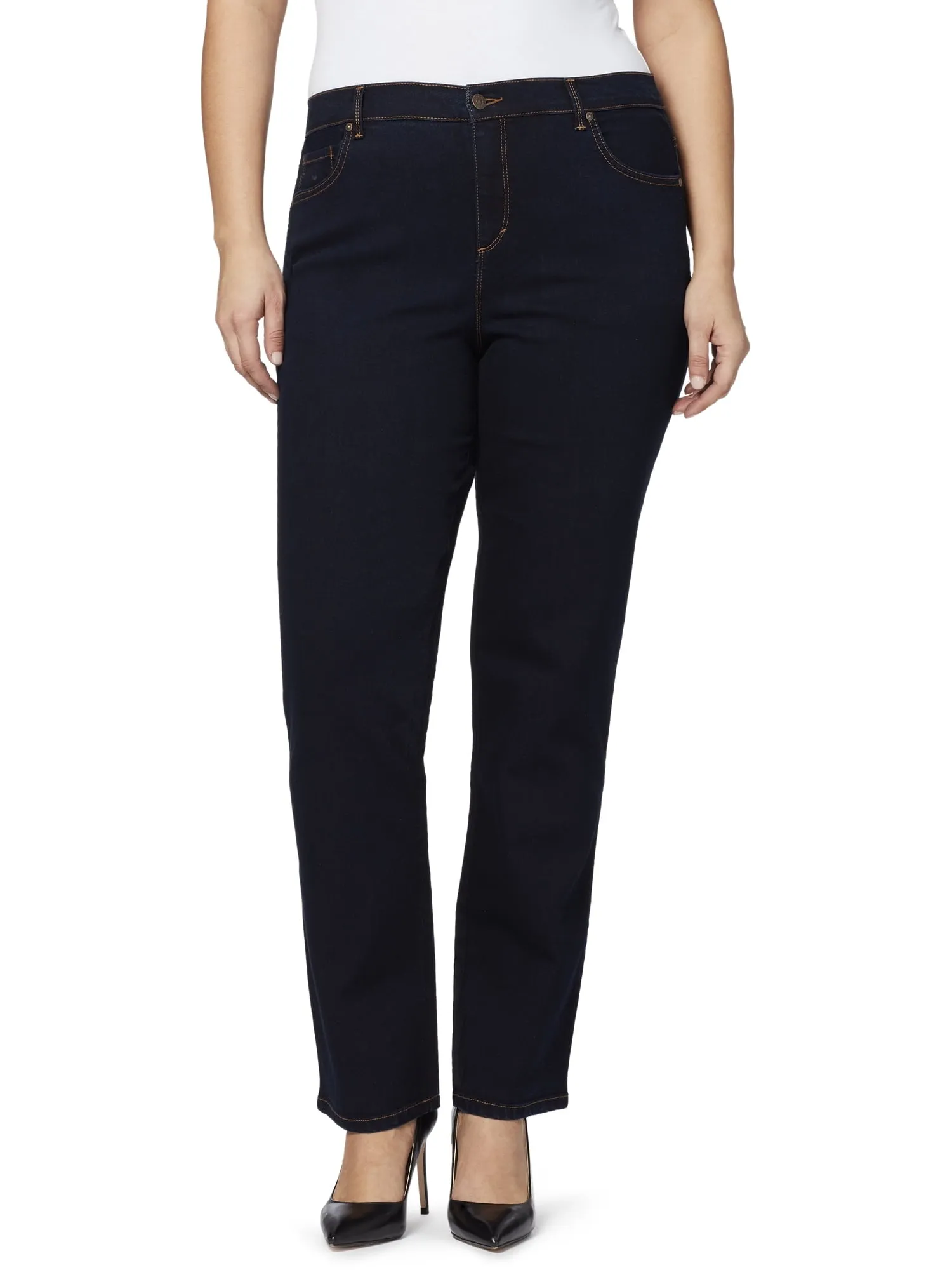 Gloria Vanderbilt Plus Size Amanda Straight Leg Jean