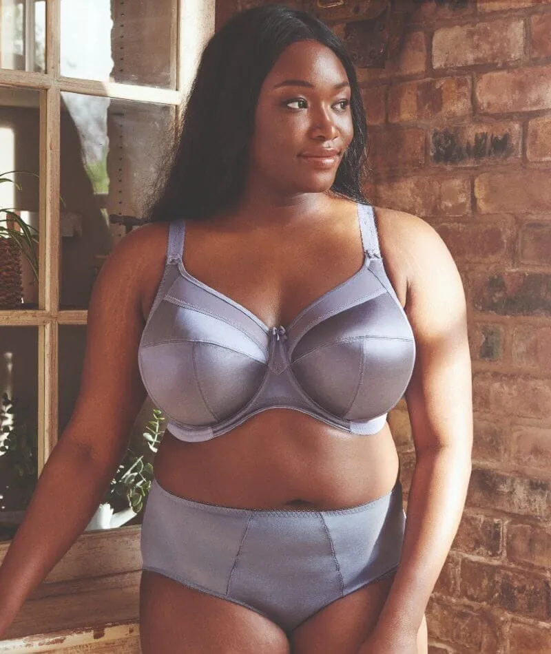 Goddess Keira Underwired Banded Bra - Blue Granite