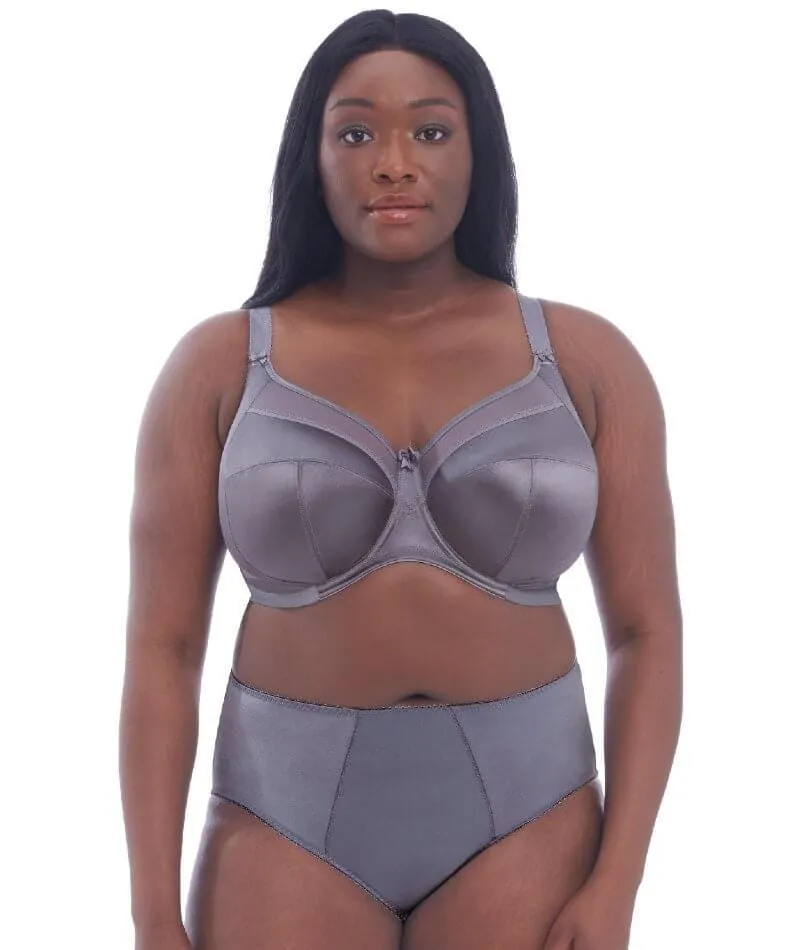 Goddess Keira Underwired Banded Bra - Blue Granite