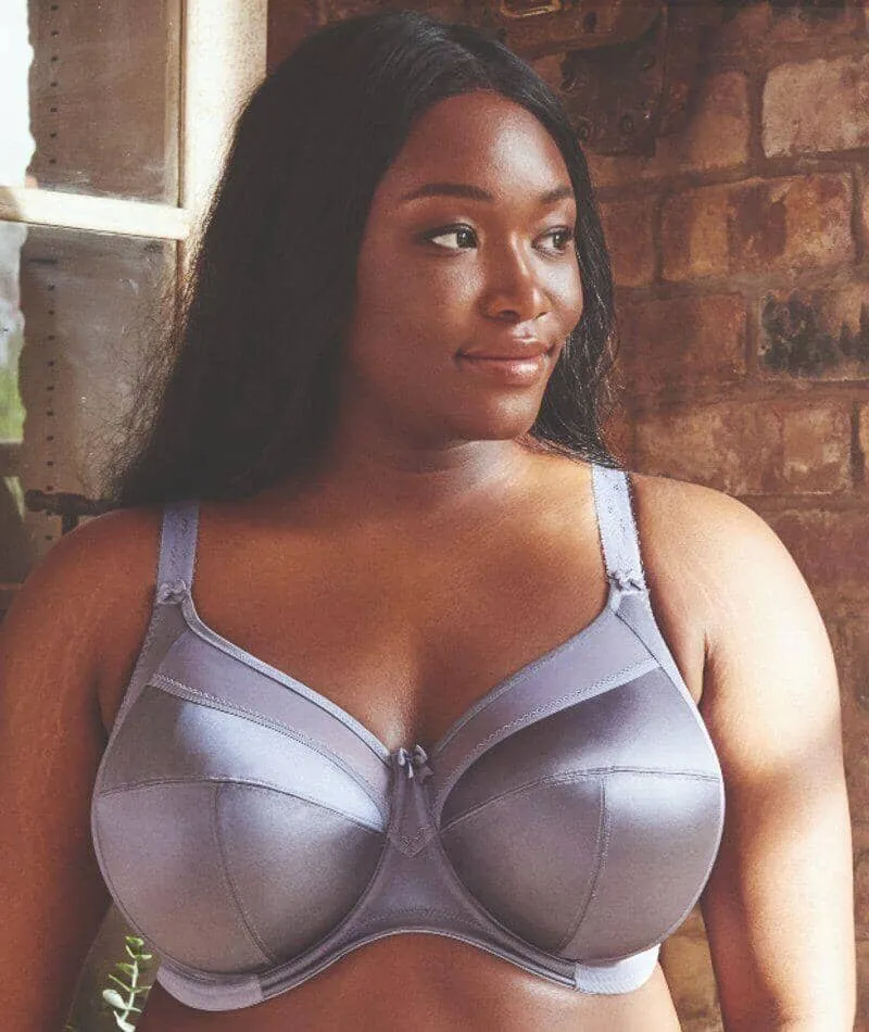 Goddess Keira Underwired Banded Bra - Blue Granite