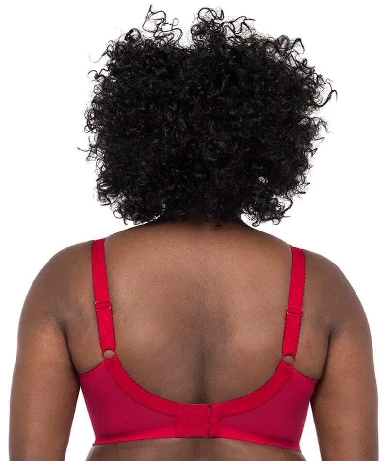 Goddess Keira Underwired Banded Bra - Crimson