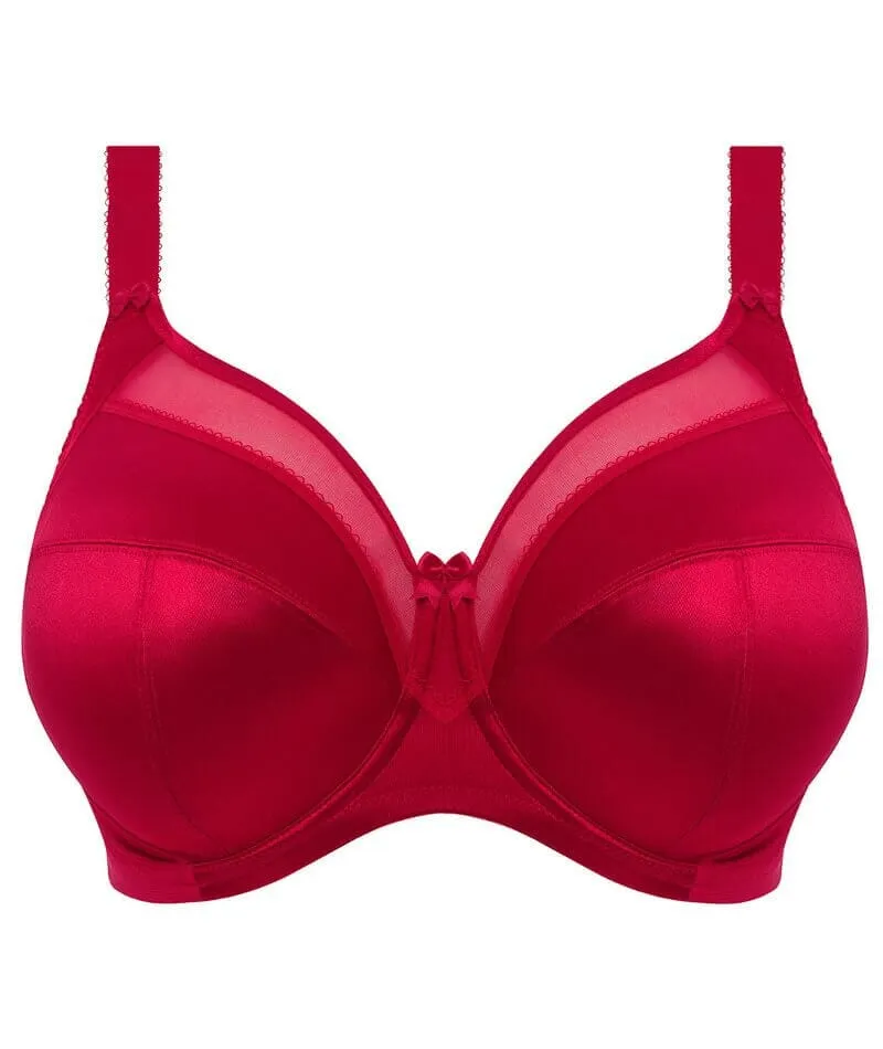 Goddess Keira Underwired Banded Bra - Crimson