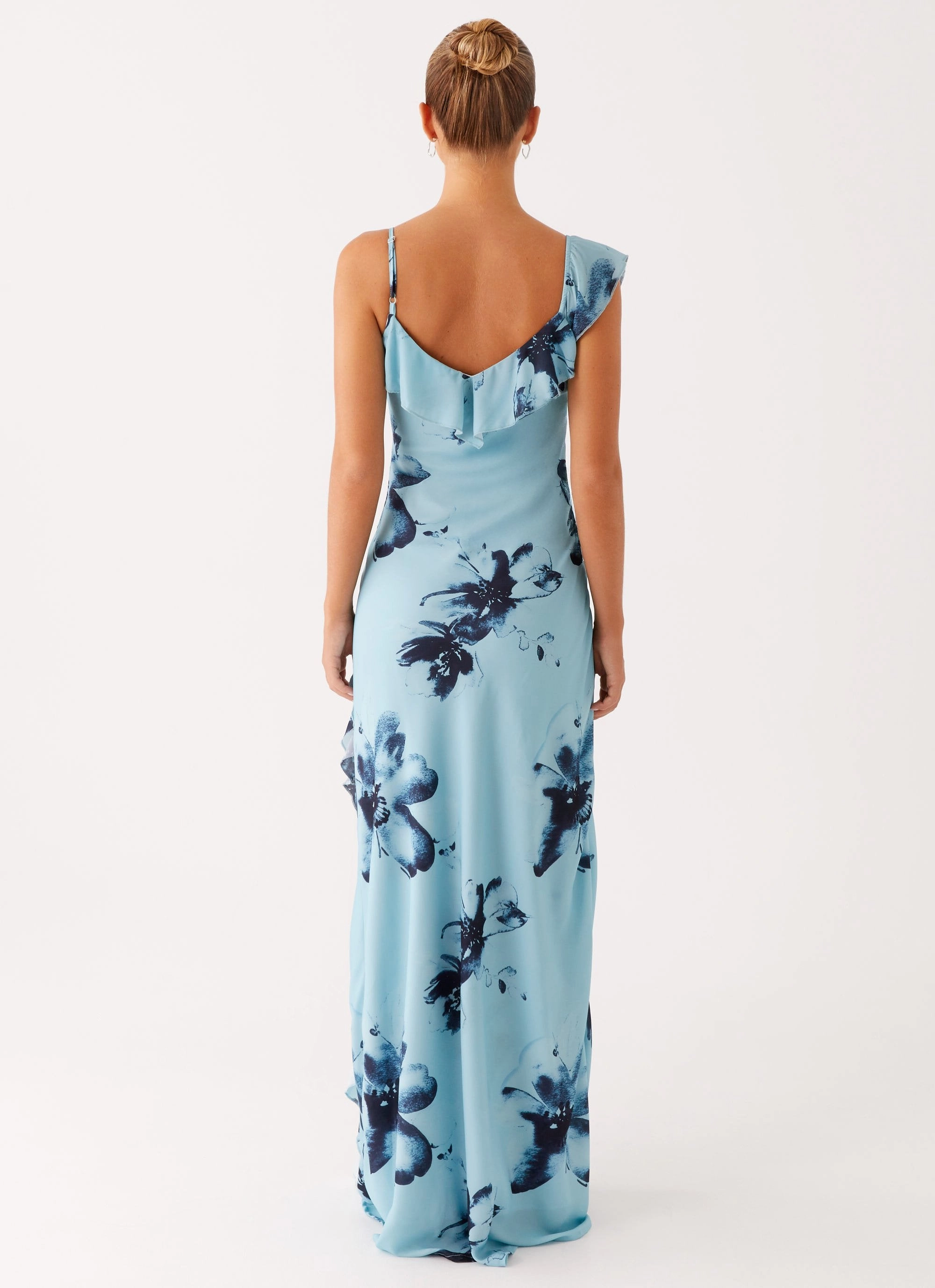 Easy Drape Goldsmith Maxi Dress - Blue Black Floral