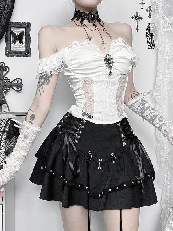 Goth bride angelic camisole