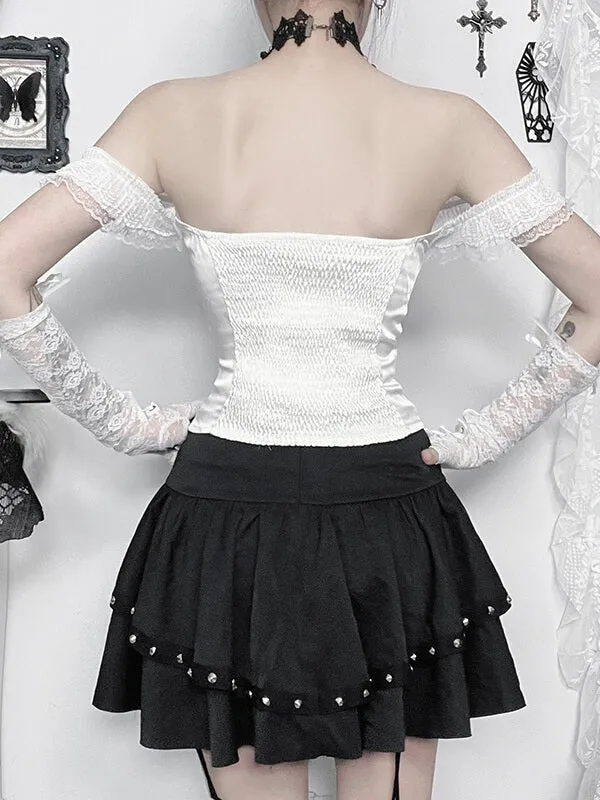 Goth bride angelic camisole