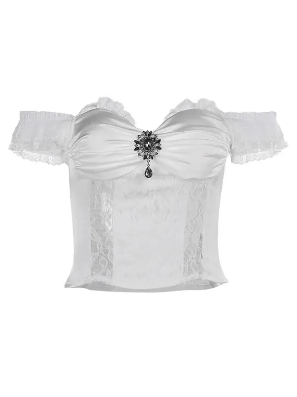 Goth bride angelic camisole