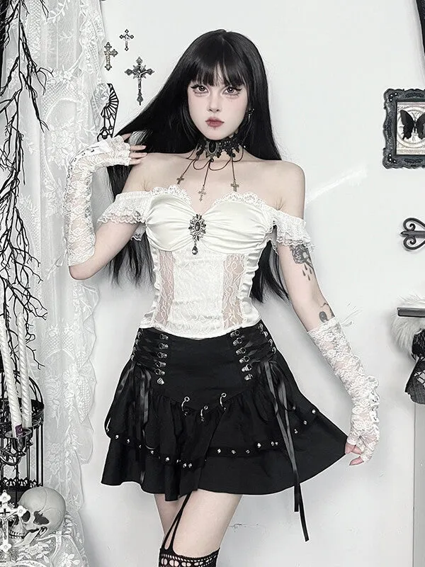 Goth bride angelic camisole