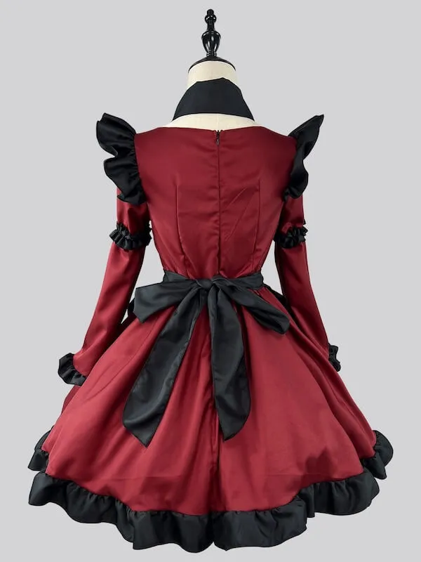 Gothic devil lolita maid dress
