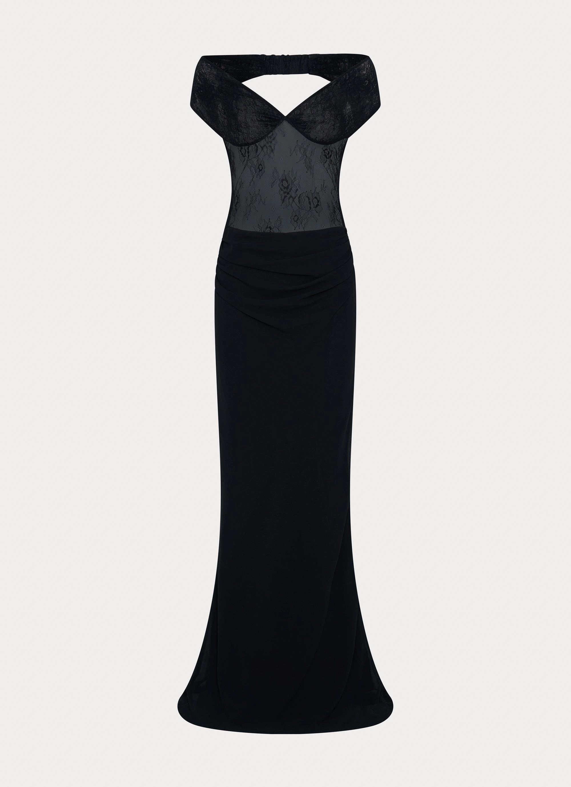 Zip Ease Elle Maxi Dress - Black