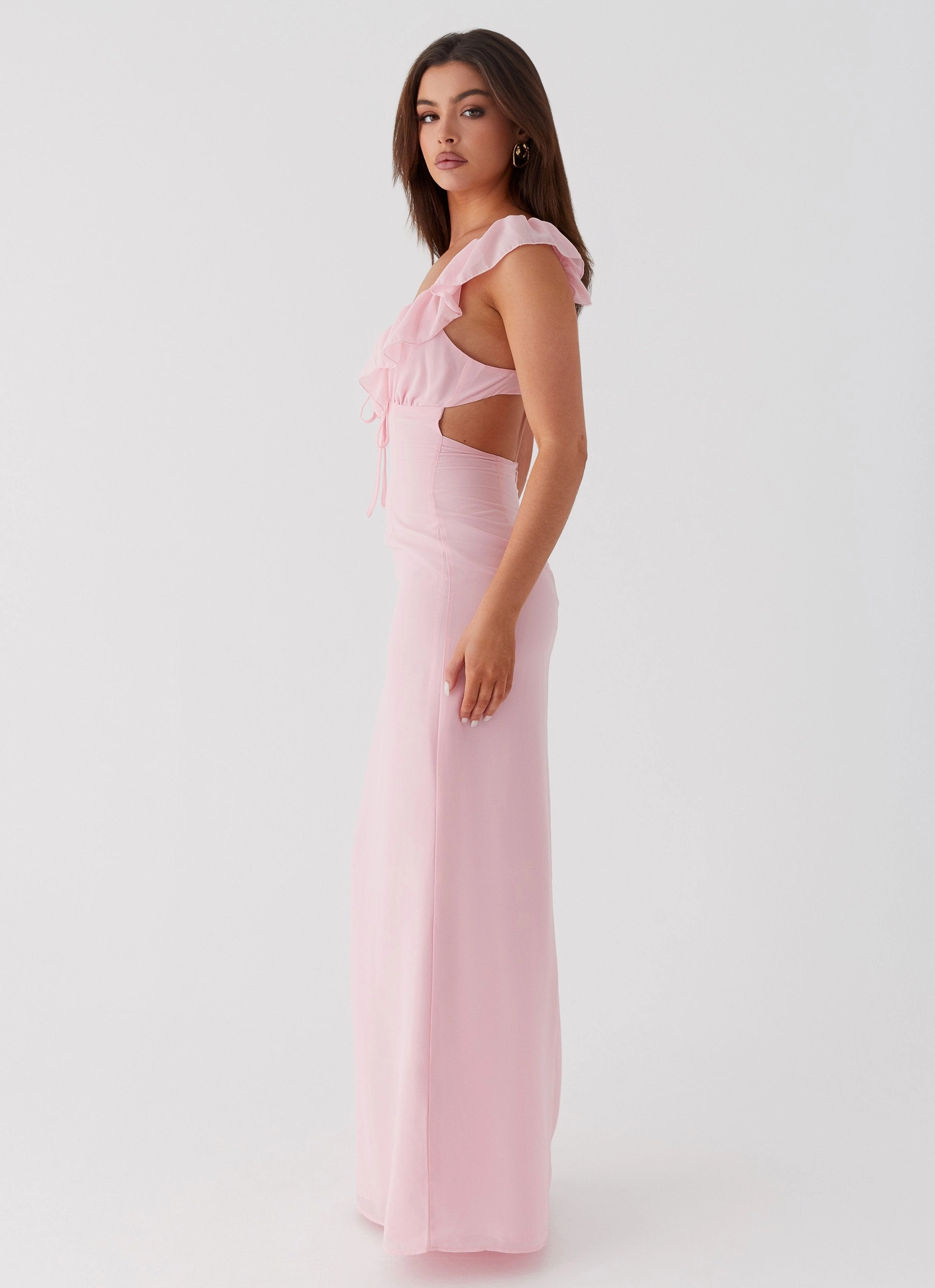 Silvie Maxi Dress - Pink Dance-Party Feminine Details