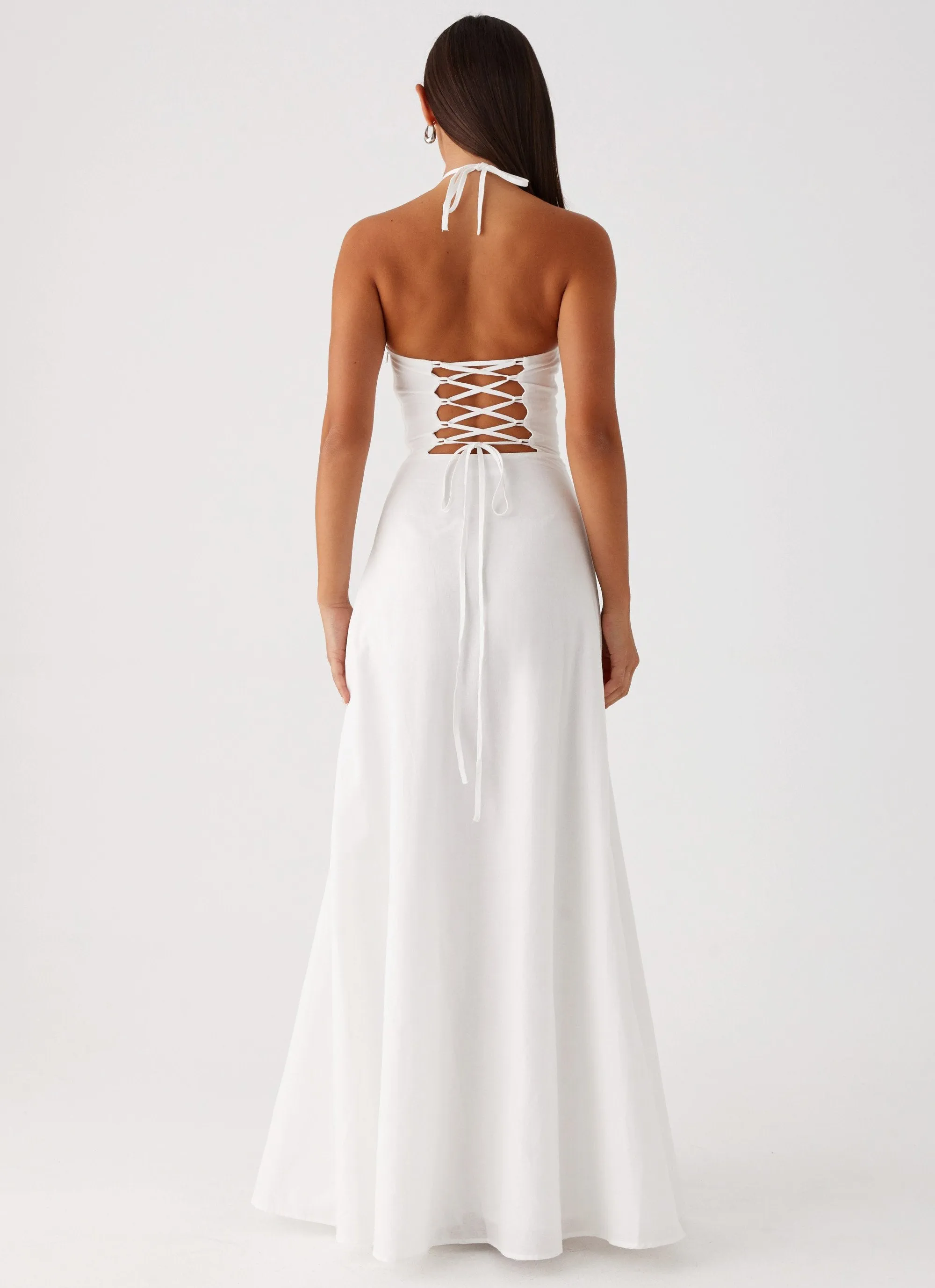 Work From Home Mariella Maxi Dress - White