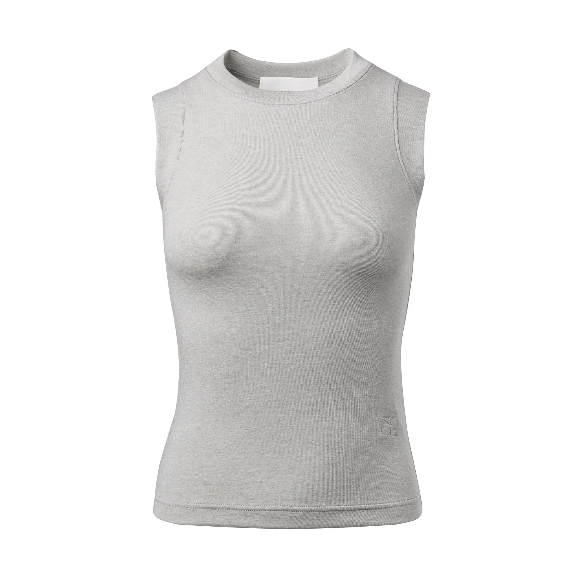 Gray Tencel Wool Tank Top