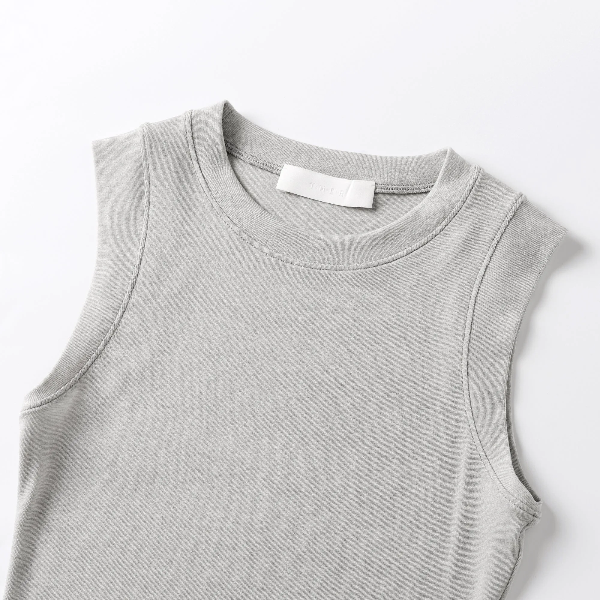 Gray Tencel Wool Tank Top