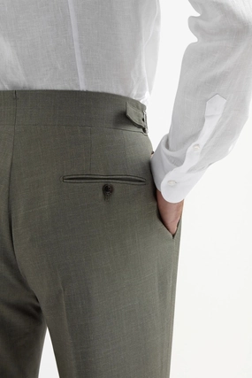 Green Soragna trousers - Made in Italy Green Soragna trousers - Made in Italy