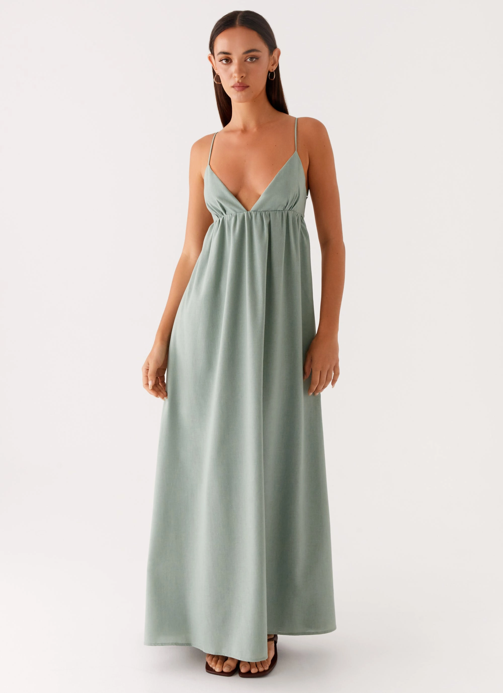 Timeless Cut Greer Maxi Dress - Sage