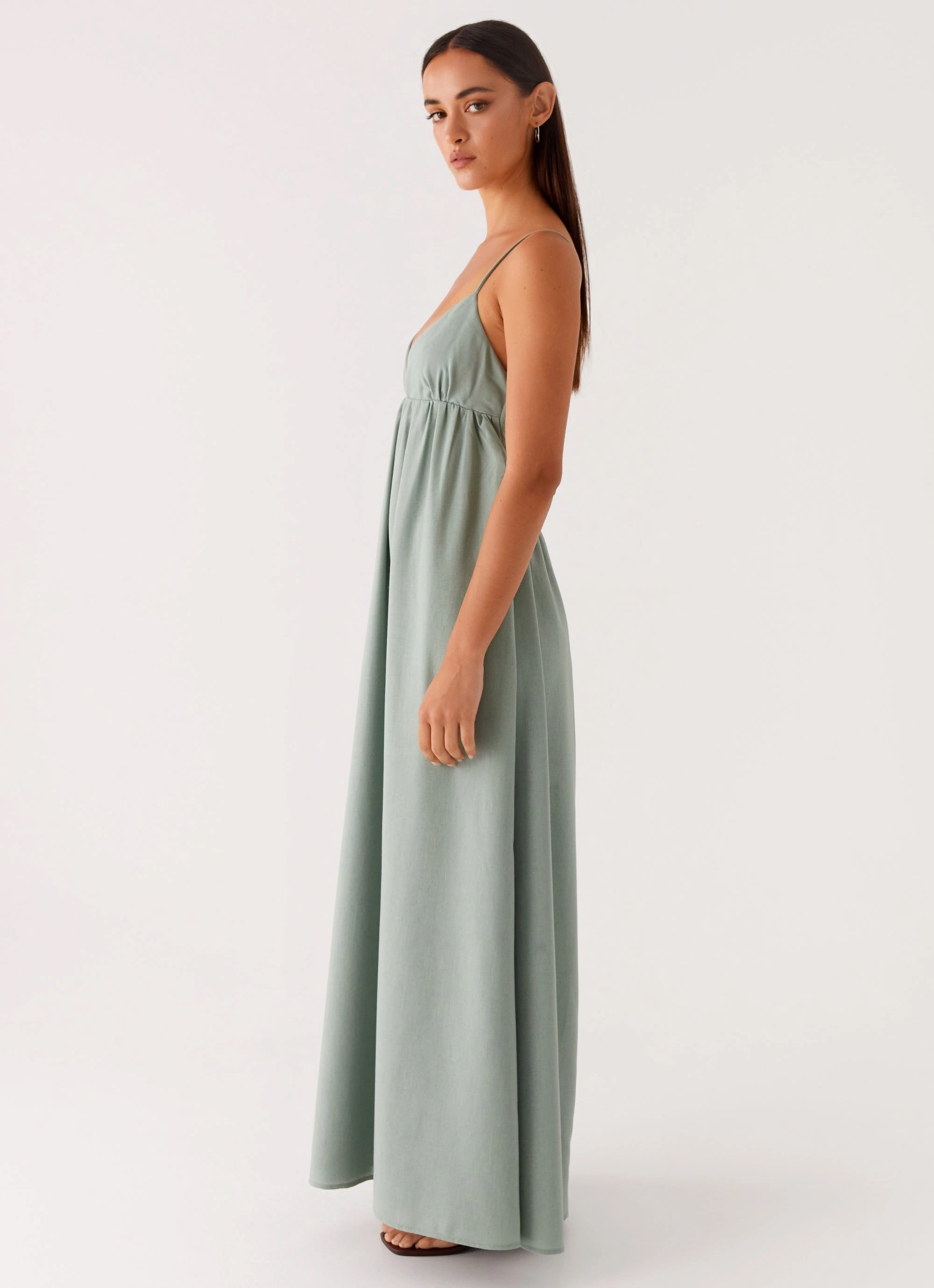 Lounge Cut Greer Maxi Dress - Sage