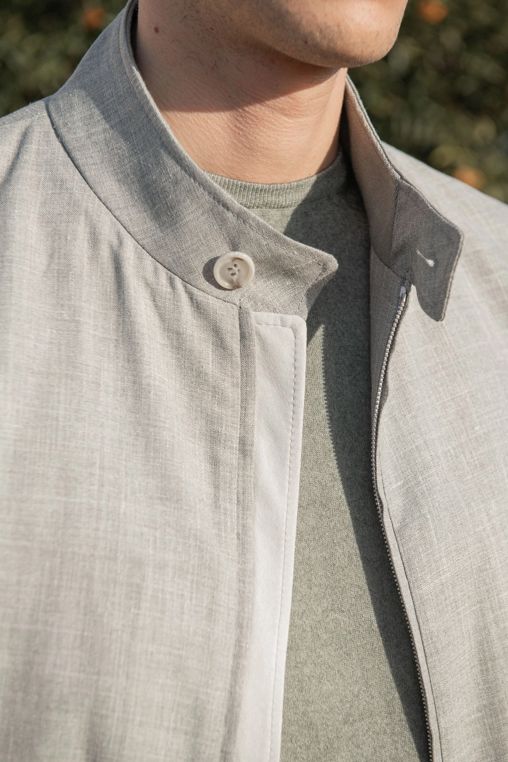 Grey short jacket ?C Made in Italy