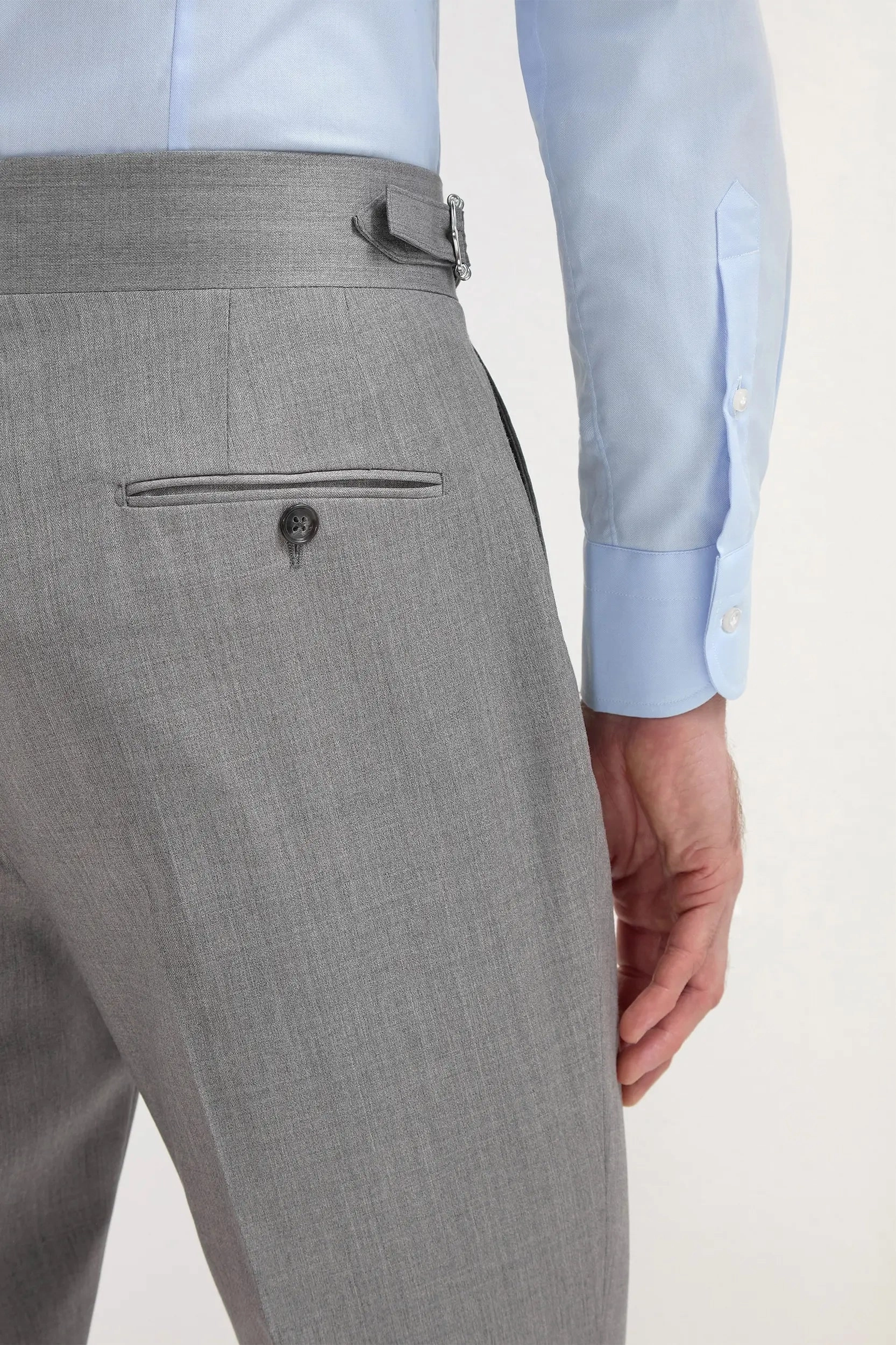 Grey Soragna trousers - Made in Italy