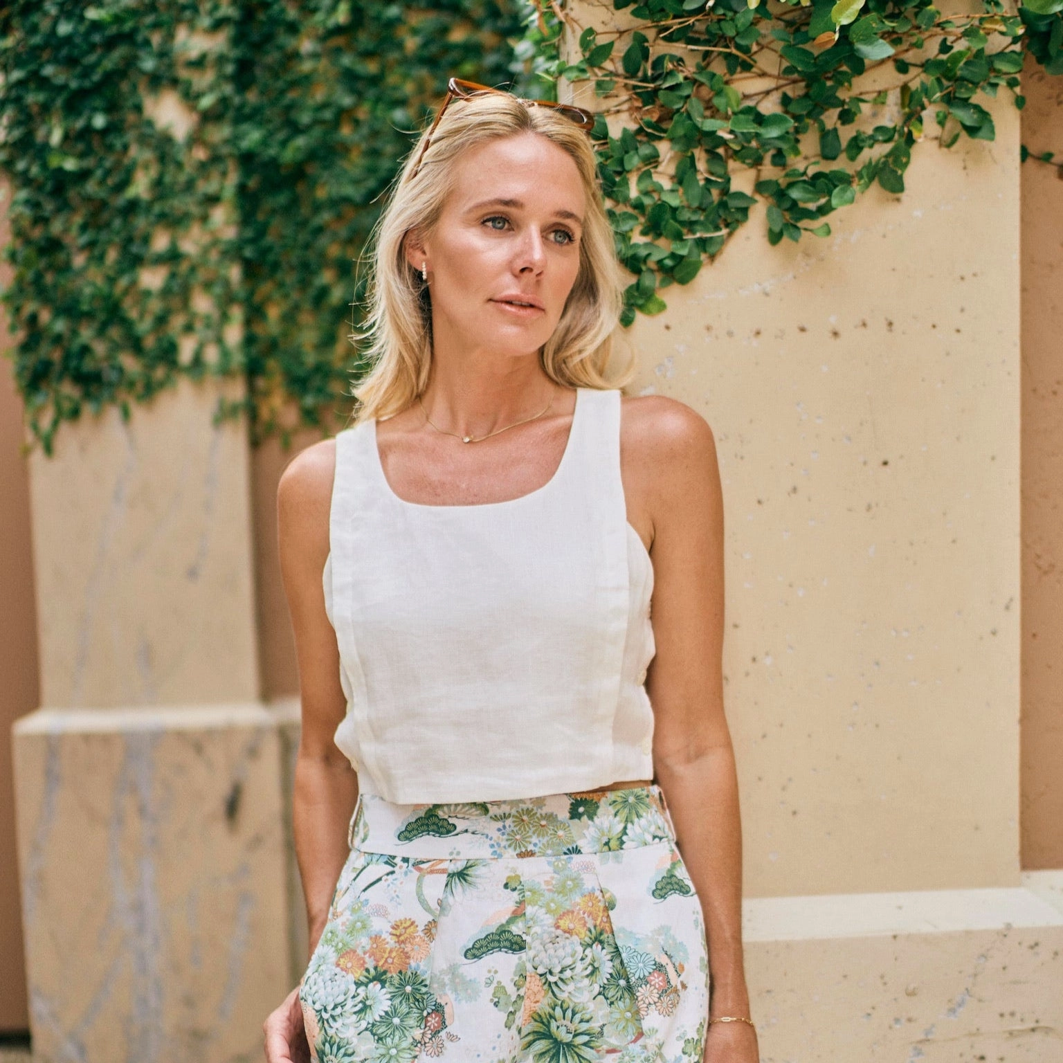 Bound Edges MASON'S DAUGHTER | Sophia Top, Ivory