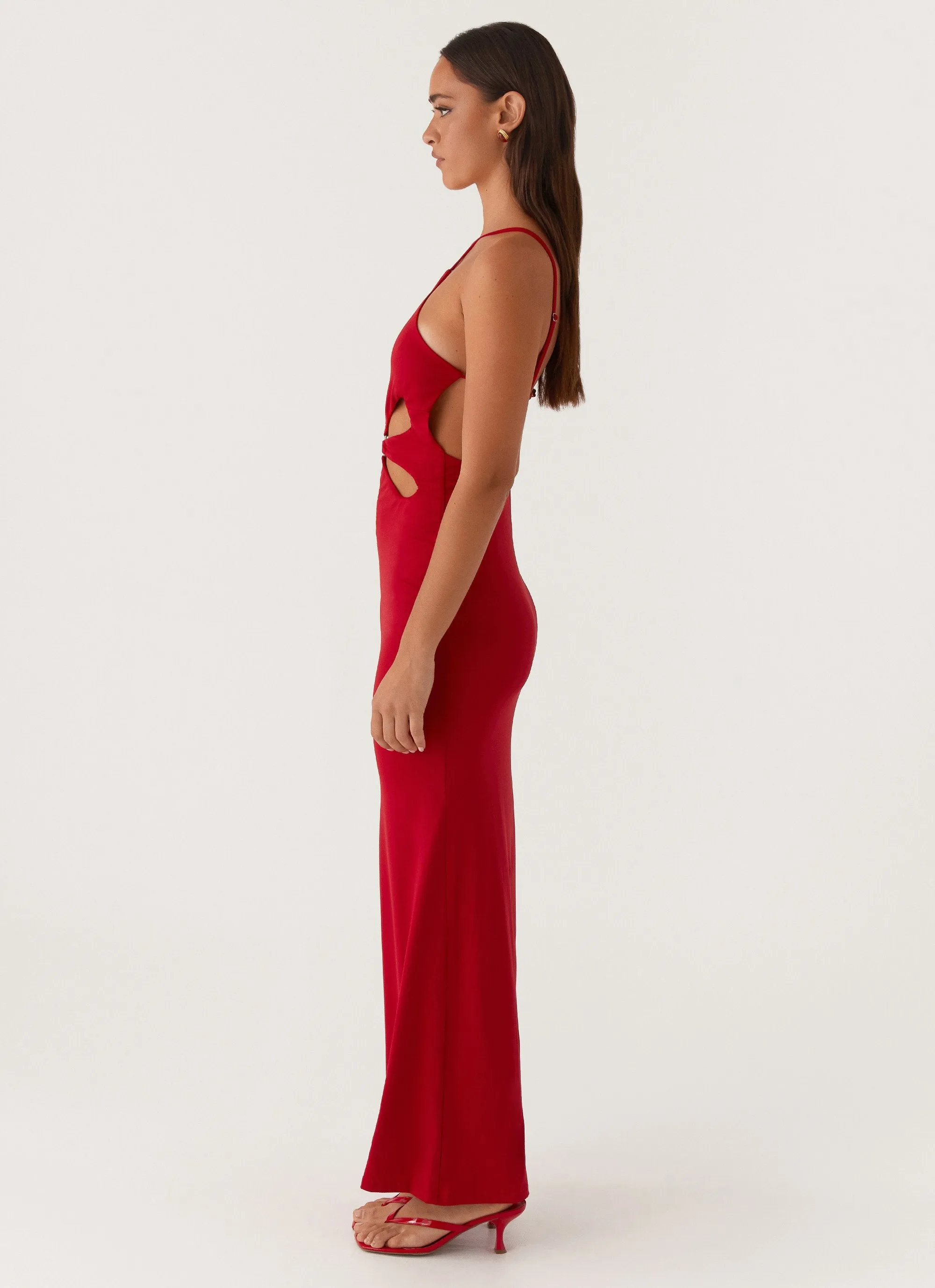 Grow Together Maxi Dress - Red Versatile Design Soft Touch