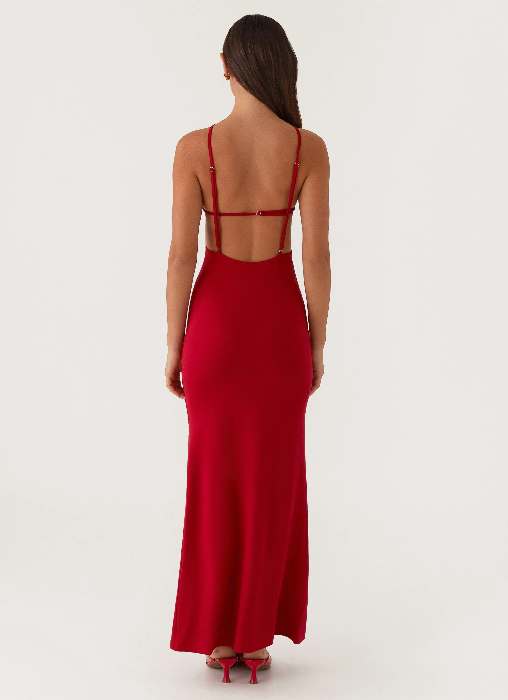 handmade touch Grow Together Maxi Dress - Red