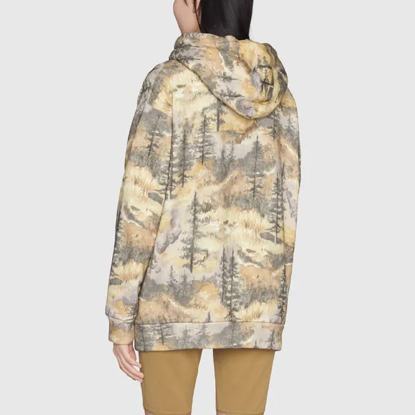 Gucci x The North Face Hoodie 'Forest Print', forest print
