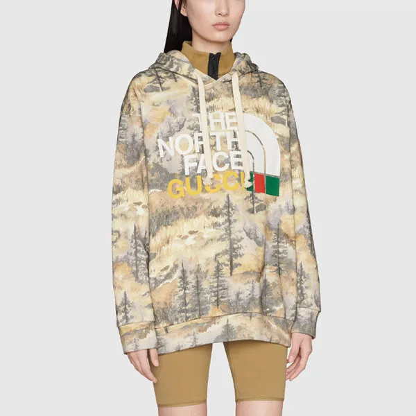 Gucci x The North Face Hoodie 'Forest Print', forest print