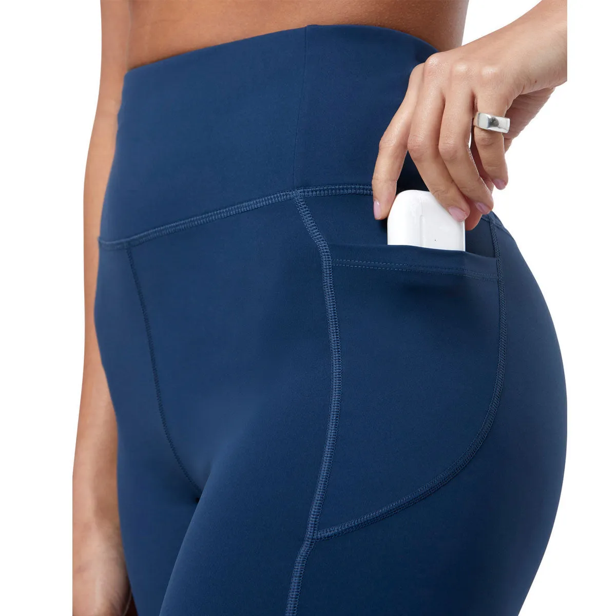 Gym Coffee Relentless Bike Shorts - Womens - Petrol Blue