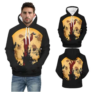 halloween hoodies Casual Scary Halloween 2019 Slim Fit sweatshirt Top Moon Night Castle