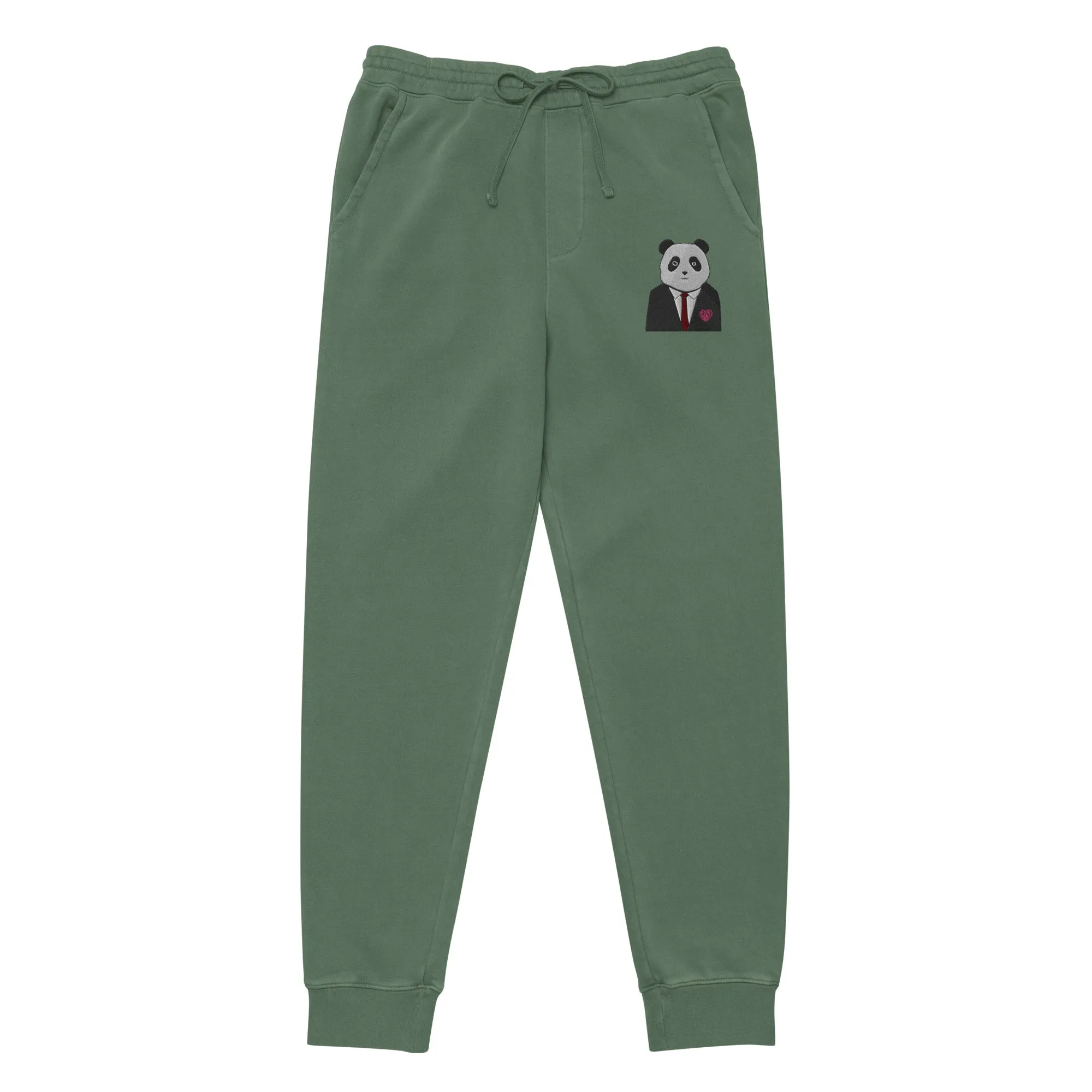 Happy Panda Unisex pigment-dyed sweatpants