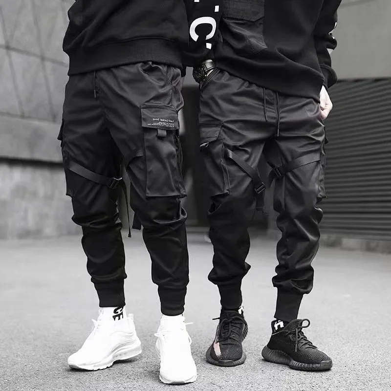 Harem Joggers Men Cargo Pants