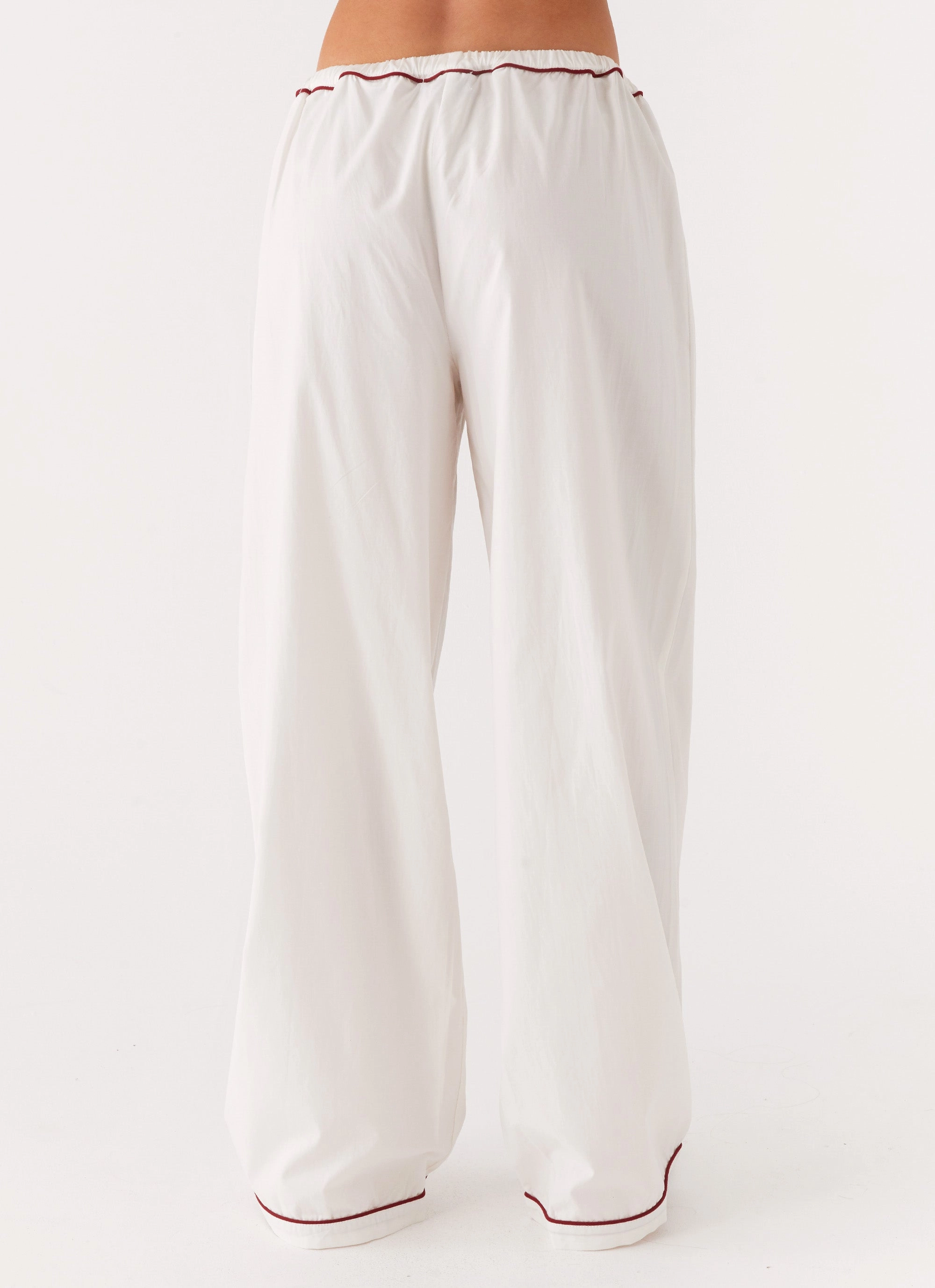 Moisture wicking Harry Pyjama Pants - White